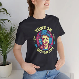 Soft Unisex Jersey Short Sleeve Music Lover Tee - Dipaliz - T-shirts