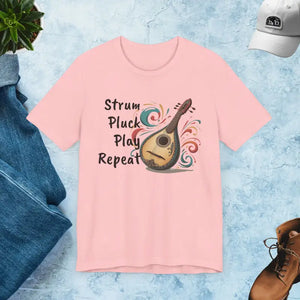 T-shirt - Rockin Comfort Unisex Jersey Short Sleeve Tee for Music Lovers - Dipaliz Pink / s