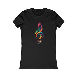 Artistic Music Note Women’s Favorite Tee Soft Cotton Dipaliz - T-shirts