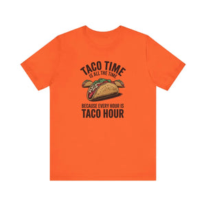 Vibrant Taco Time Tee - Airlume Combed Cotton - Dipaliz - T-shirts