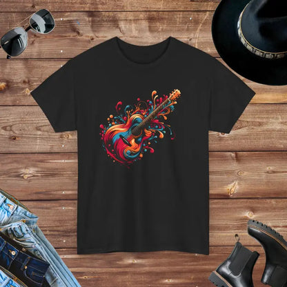 Vibrant Musical Instrument Deluxe Unisex Tee - Black / s T-shirt