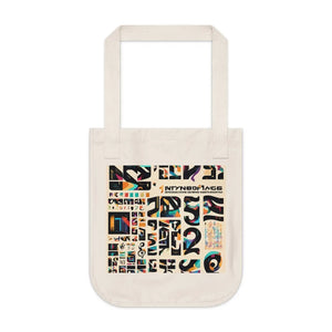 Vibrant Canvas Tote Bag - Musical Notes Design - Dipaliz - Bags