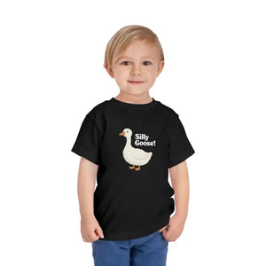 Silly Goose Toddler Tee in Vibrant Colors for Playtime - Dipaliz - Black / 2t - T-shirts