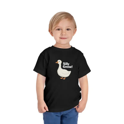 Vibrant Silly Goose Tee for Toddlers – Ultimate Comfy Style - Black / 2t Kids Clothes