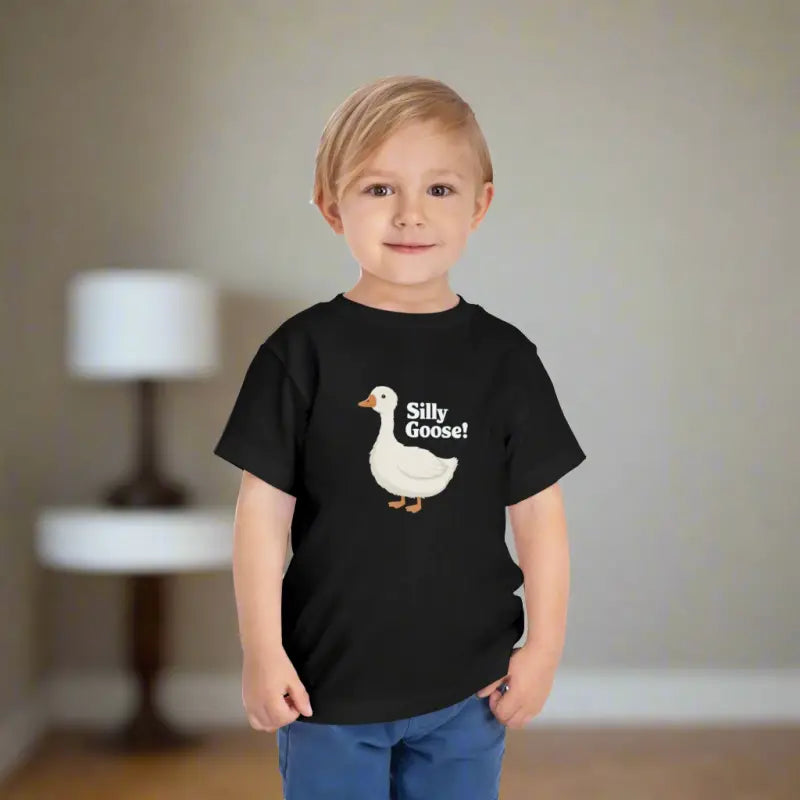 Vibrant Silly Goose Tee for Toddlers – Ultimate Comfy Style - Kids Clothes