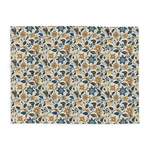 Floral Arctic Fleece Blanket - Muted Comfort Design - Dipaliz - Blankets