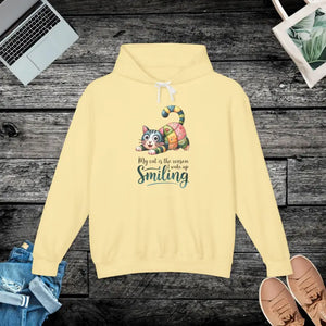 Smiling Cotton Hoodie Oeko-tex Certified Cozy Warmth - Dipaliz - s / Butter - Hoodies
