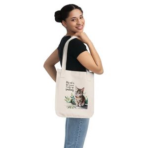 Smiling Organic Canvas Tote Bag Eco-friendly Sustainable - Dipaliz - one Size / Natural - Bags