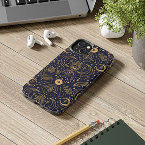 Mystic Celestial Tough Phone Case - Gold Symbols - Dipaliz - Mobile Cases