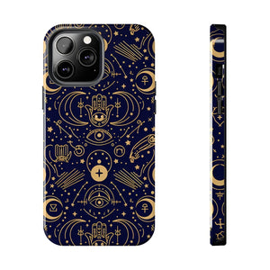 Mystic Celestial Tough Phone Case - Gold Symbols - Dipaliz - Mobile Cases