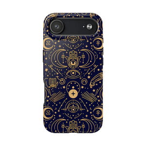 Mystic Celestial Tough Phone Case - Gold Symbols - Dipaliz - Mobile Cases