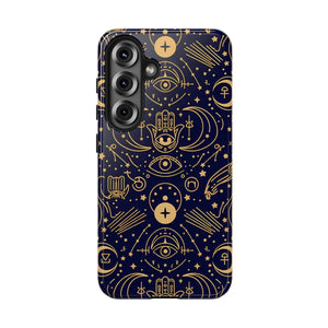 Mystic Celestial Tough Phone Case - Gold Symbols - Dipaliz - Mobile Cases