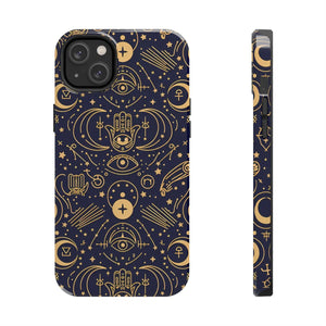 Mystic Celestial Tough Phone Case - Gold Symbols - Dipaliz - Mobile Cases
