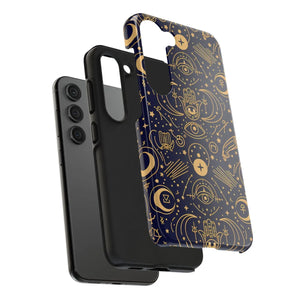 Mystic Celestial Tough Phone Case - Gold Symbols - Dipaliz - Mobile Cases