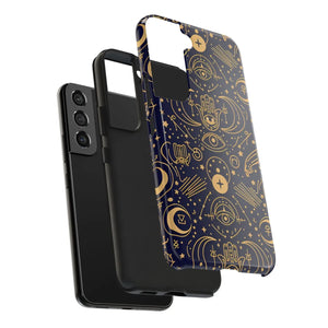 Mystic Celestial Tough Phone Case - Gold Symbols - Dipaliz - Mobile Cases