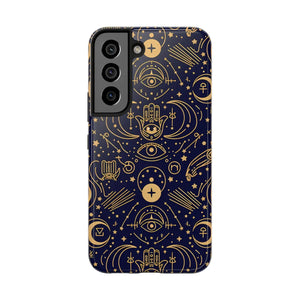 Mystic Celestial Tough Phone Case - Gold Symbols - Dipaliz - Mobile Cases