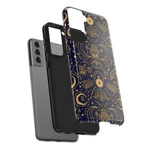 Mystic Celestial Tough Phone Case - Gold Symbols - Dipaliz - Mobile Cases