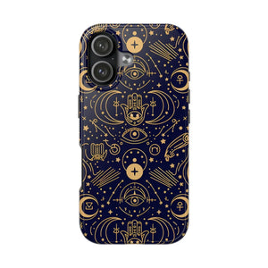 Mystic Celestial Tough Phone Case - Gold Symbols - Dipaliz - Mobile Cases