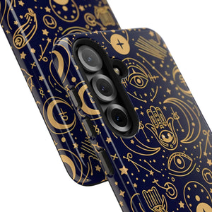 Mystic Celestial Tough Phone Case - Gold Symbols - Dipaliz - Mobile Cases