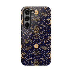 Mystic Celestial Tough Phone Case - Gold Symbols - Dipaliz - Mobile Cases
