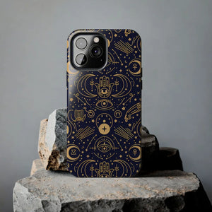 Mystic Gold Symbols Tough Phone Case - Protective Design - Dipaliz - Iphone 13 Pro Max