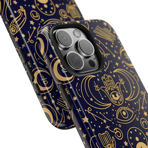 Mystic Celestial Tough Phone Case - Gold Symbols - Dipaliz - Mobile Cases