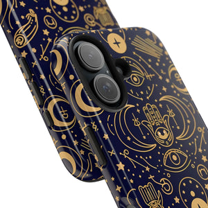 Mystic Celestial Tough Phone Case - Gold Symbols - Dipaliz - Mobile Cases