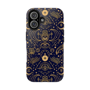 Mystic Celestial Tough Phone Case - Gold Symbols - Dipaliz - Mobile Cases
