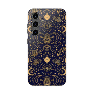 Mystic Celestial Tough Phone Case - Gold Symbols - Dipaliz - Mobile Cases