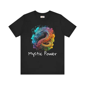 Mystic Power Dragon Unisex Jersey Short Sleeve Tee - Dipaliz - Black / s - T-shirts