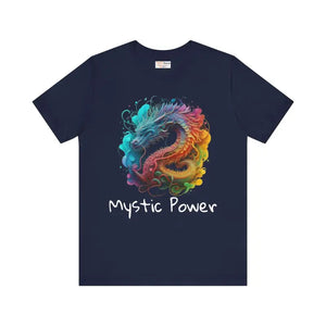 Mystic Power Dragon Unisex Jersey Short Sleeve Tee - Dipaliz - Navy / s - T-shirts