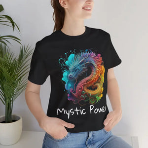 Mystic Power Dragon Unisex Jersey Short Sleeve Tee - Dipaliz - T-shirts