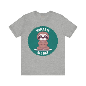 Sloth Yoga Unisex Jersey - Quality Print Tee - Dipaliz - T-shirts