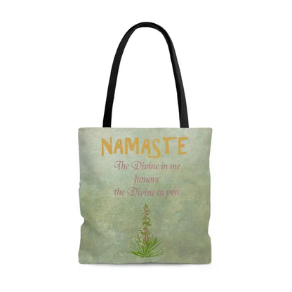 Namaste Aop Tote: your Stylish Summer Sidekick - Bags