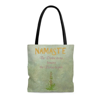 Namaste Aop Tote: your Stylish Summer Sidekick - Bags