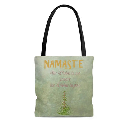 Namaste Aop Tote: your Stylish Summer Sidekick - Bags