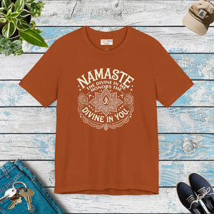 Soft Namaste Unisex Jersey Short Sleeve Tee - Dipaliz - T-shirts