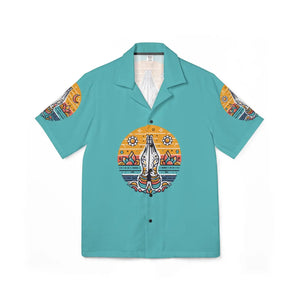 Tropical Men’s Namaste Hawaiian Camp Shirt - Summer - Dipaliz - Shirts