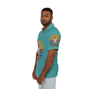 Tropical Men’s Namaste Hawaiian Camp Shirt - Summer - Dipaliz - Shirts