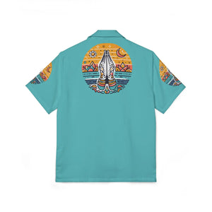 Tropical Men’s Namaste Hawaiian Camp Shirt - Summer - Dipaliz - Shirts