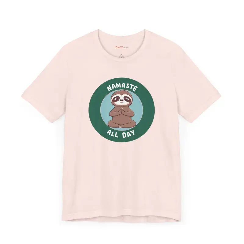 Get your Zen on with Namaste Sloth Yoga Unisex Jersey Tee - T-shirt