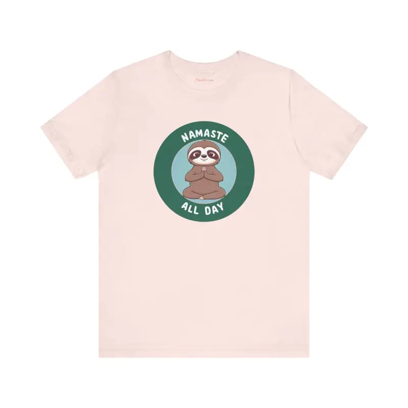 Get your Zen on with Namaste Sloth Yoga Unisex Jersey Tee - T-shirt