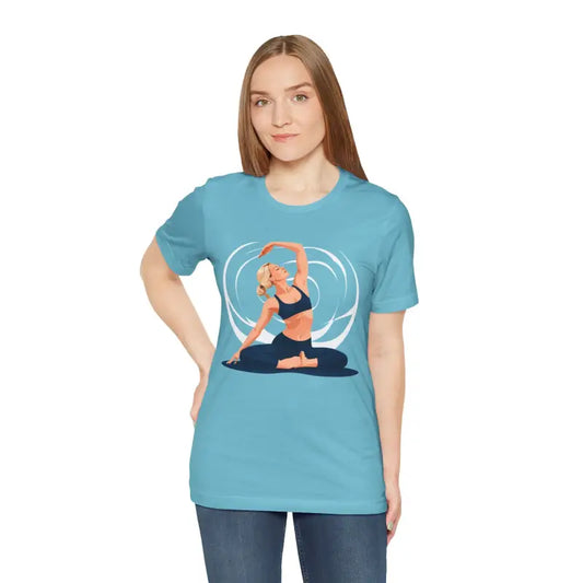 Zen And Comfy: Unisex Yoga Jersey Short Sleeve Tee - T-shirt