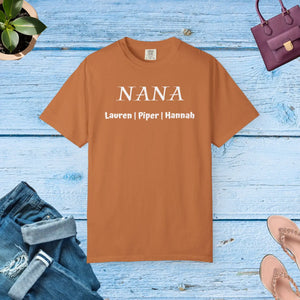 Nana Personalized T-shirt - Custom Names Grandma - Dipaliz - T-shirts