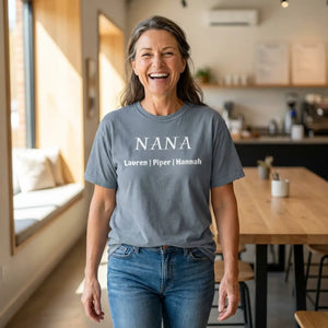Nana Personalized T-shirt - Custom Names Grandma - Dipaliz - T-shirts