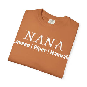 Custom Names Grandma T-shirt - Personalized Nana Gift - Dipaliz