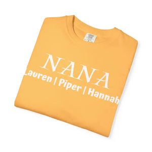 Custom Names Grandma T-shirt - Personalized Nana Gift - Dipaliz