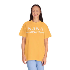 Custom Names Grandma T-shirt - Personalized Nana Gift - Dipaliz