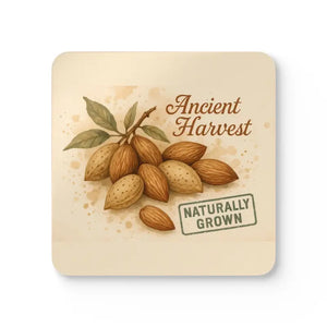 Corkwood Coaster Set - Eco Chic Home Decor Rustic Charm - Dipaliz - Cork / 3.75’’ × / Square - Coasters