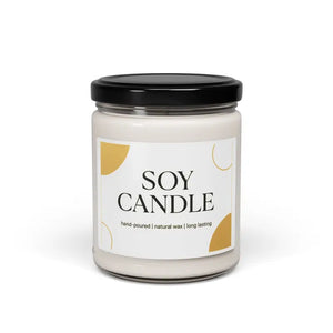 Scented Soy Candle Long Lasting Aroma Cotton Wick - Dipaliz - Clean / 9oz - Candles